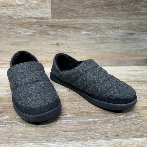 Toms Ezra Gray Fabric Slippers Women's Size 7 - Picture 6 of 6